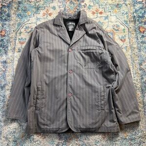 Vintage Stussy Bones All Over Print Button-up Jacket Size XL